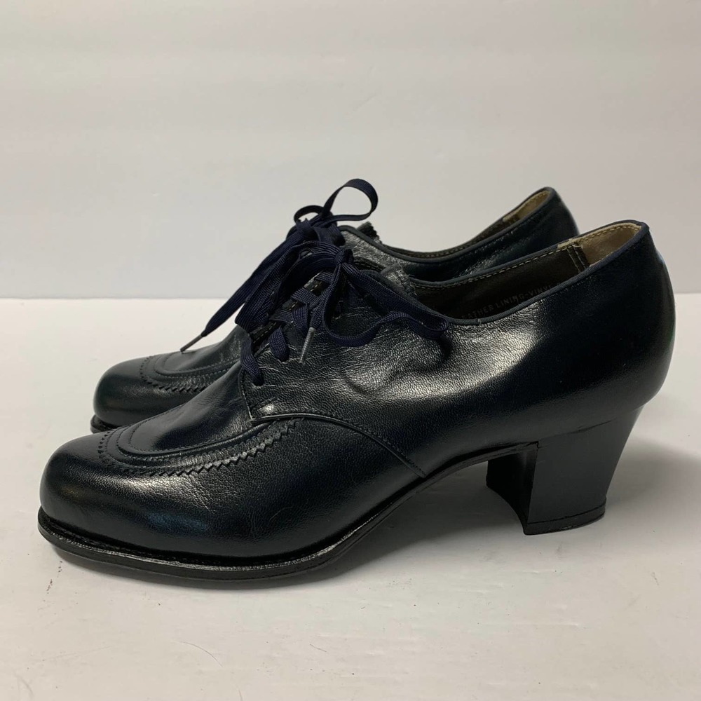 Barefoot Freedom Vintage Leather Granny Oxfords Women's‎ Size 5.5C NWOB